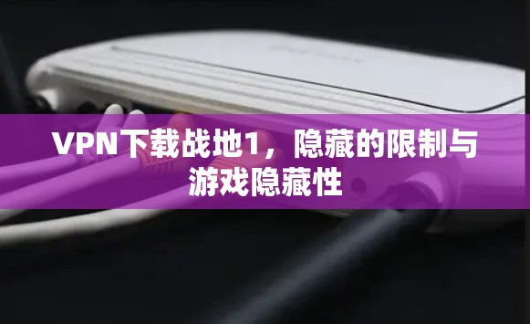 VPN下载战地1，隐藏的限制与游戏隐藏性