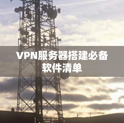 VPN服务器搭建必备软件清单
