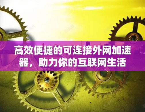 高效便捷的可连接外网加速器,助力你的互联网生活 高效便捷的可连接外网加速器,助力你的互联网生活