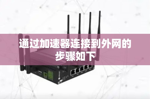 通过加速器连接到外网的步骤如下