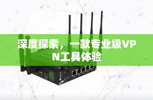 深度探索,一款专业级VPN工具体验 深度探索,一款专业级VPN工具体验