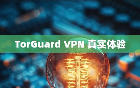 TorGuard VPN 真实体验 TorGuard VPN 真实体验