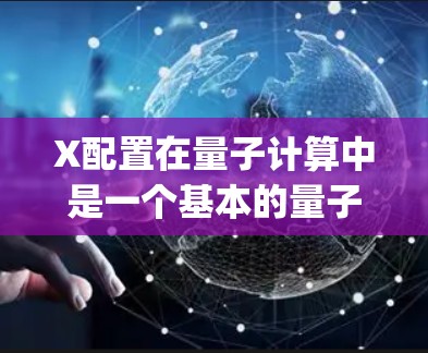 X配置在量子计算中是一个基本的量子操作，用于调整qubit的状态。以下是对X配置的详细说明