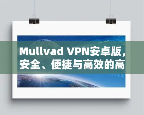Mullvad VPN安卓版,安全、便捷与高效的高效VPN解决方案 Mullvad VPN安卓版,安全、便捷与高效的高效VPN解决方案